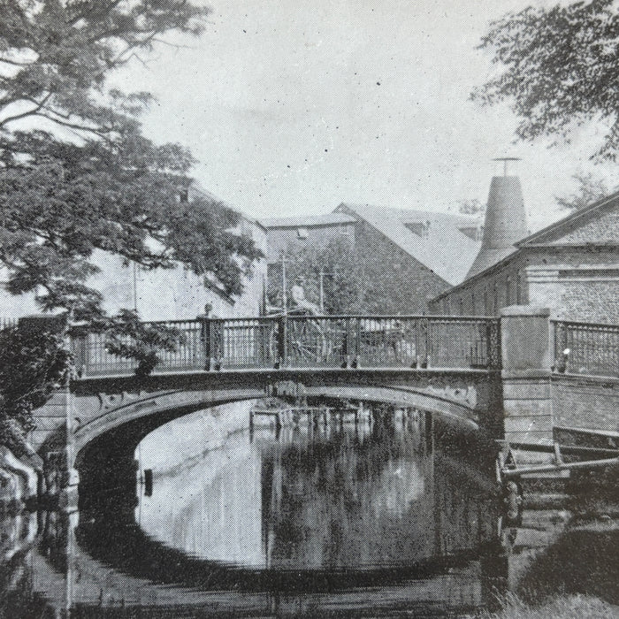 Antique Postcard Town Bridge Thetford Norfolk England Britannia Edwardian River