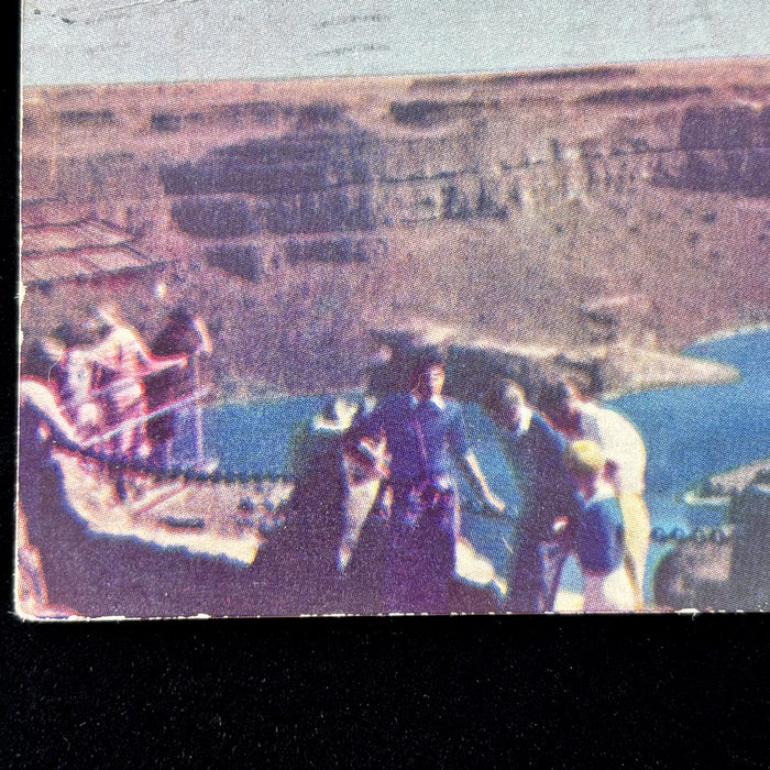 Vintage Postcard 1942 National Bellas Hess Union Oil 76 Mini Card Dry Falls WA