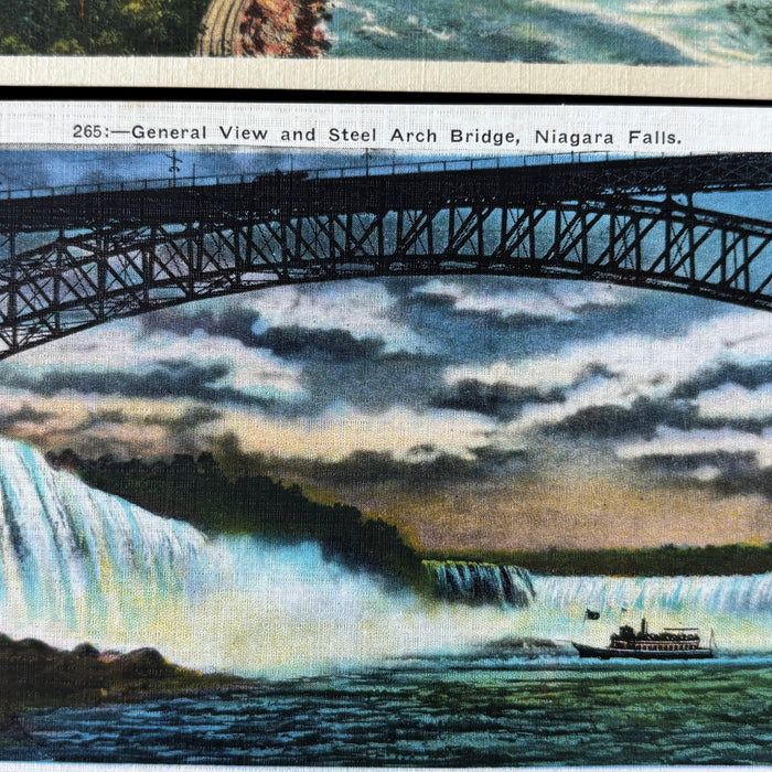 Vintage Postcard Lot Niagara Falls American Whirlpool Rapid New York Boat Bridge