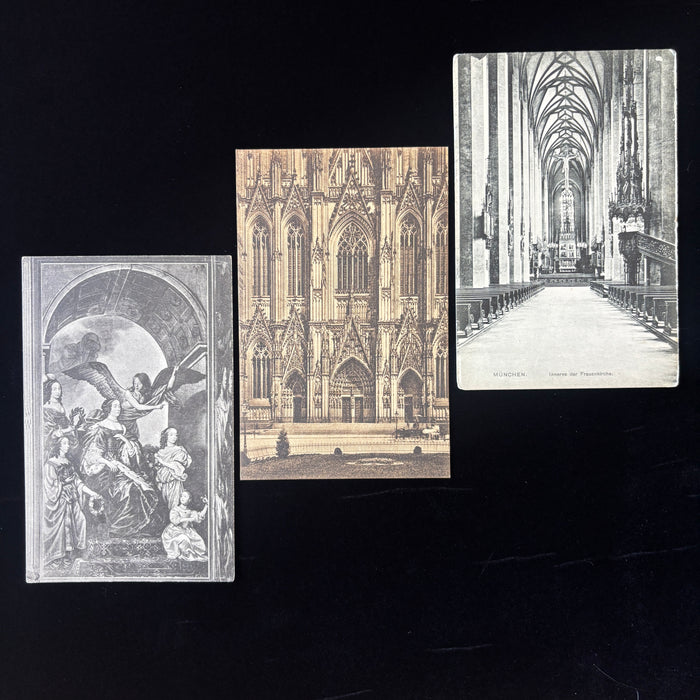 Vintage Postcard Lot Germany Netherlands Hague Munich Koln Cathedral Baroque Art