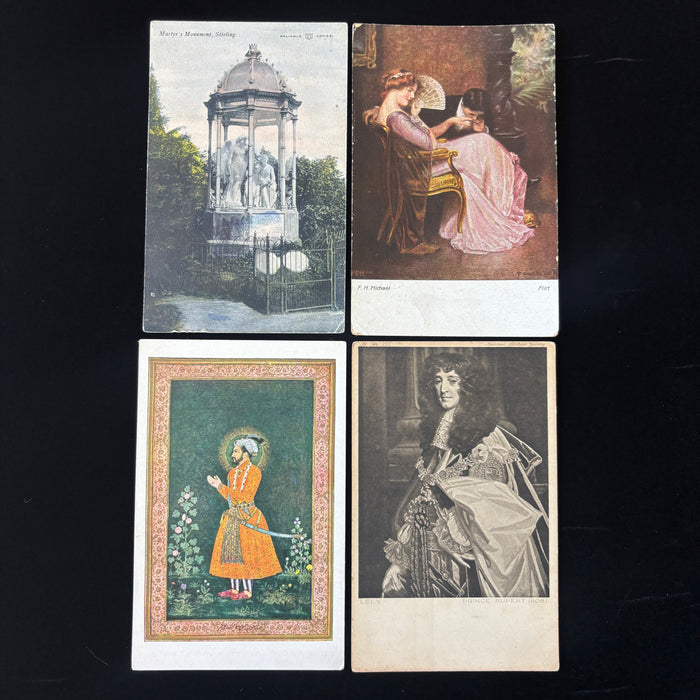 Vintage Postcard Lot UK Flirt Stirling Monument Prince Rupert Indian Emperor