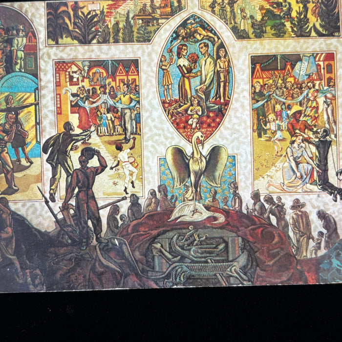 Vintage Postcard Lot New York Statue Liberty World Trade United Nations Mural
