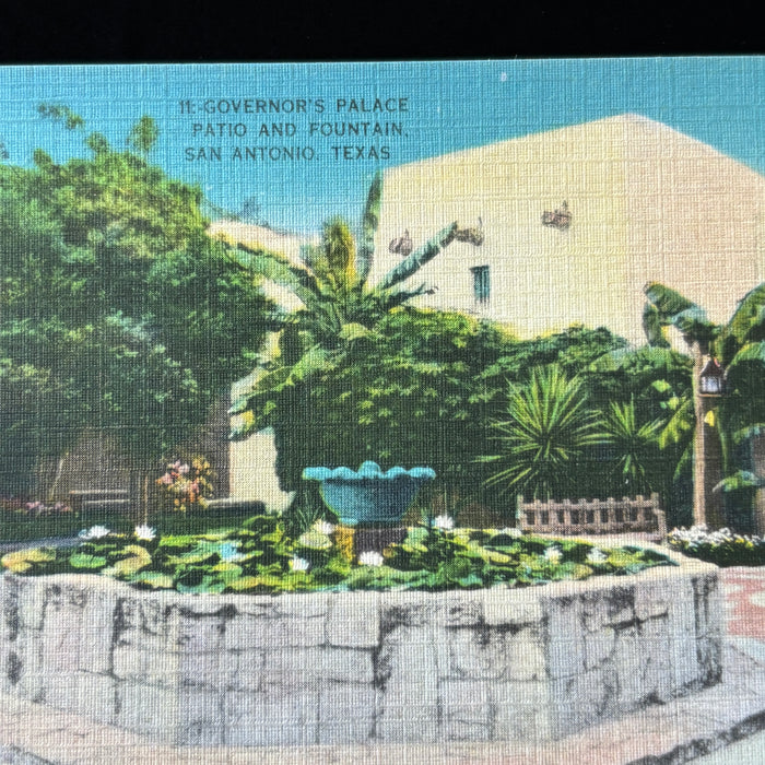 Vintage Postcard Lot Texas Blue Car Palo Duro State Park Mission San Antonio Set