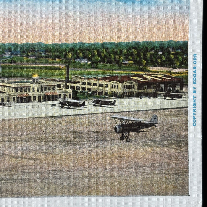 Vintage Postcard Lot 5 Atlanta GA Candler Airport City Hall Prison Post Office