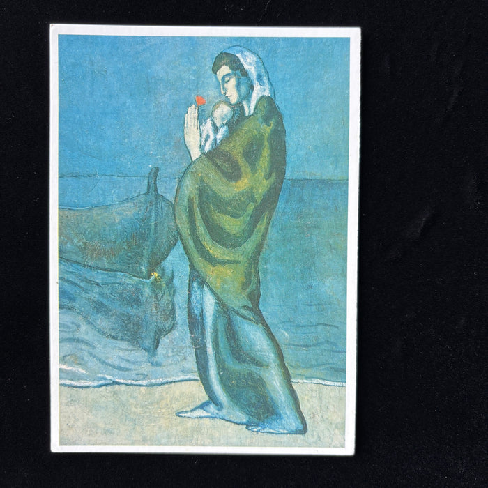 Vintage Postcard Lot Of 2 Pablo Picasso Mother And Child Boy Horse Art Prints