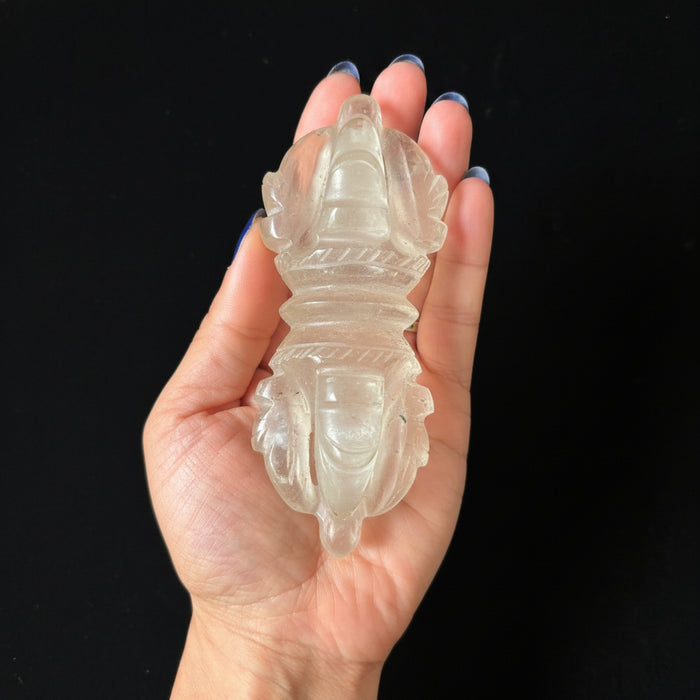 Clear Quartz Dorje Wand Buddhist Action Wisdom Crystal