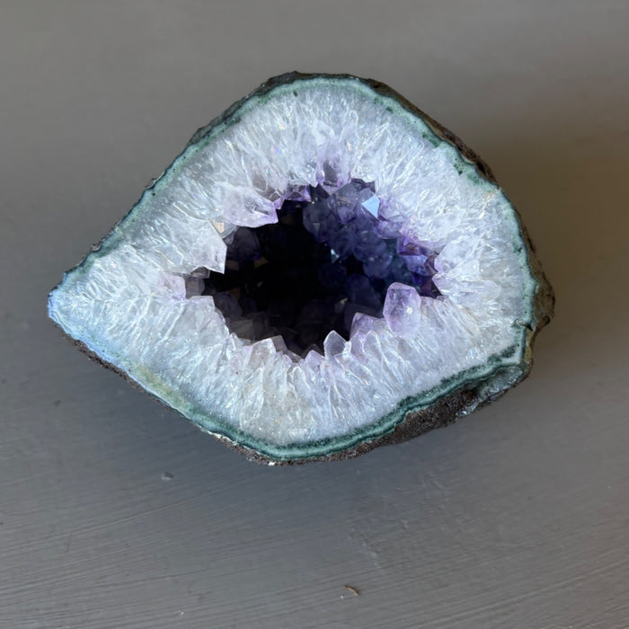 Amethyst Geode Cluster Purple Quartz Raw Stone Cave