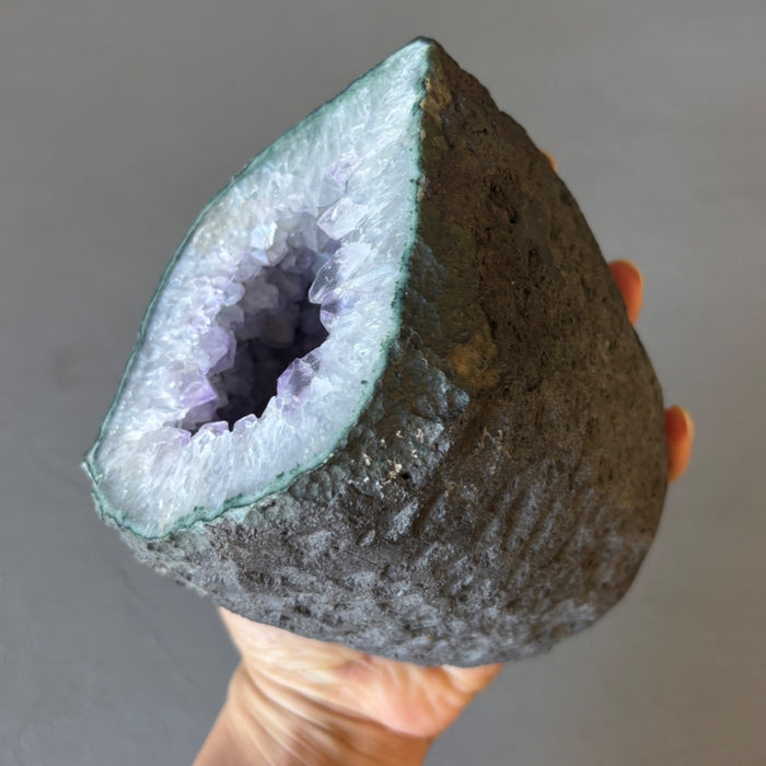 Amethyst Geode Cluster Purple Quartz Raw Stone Cave