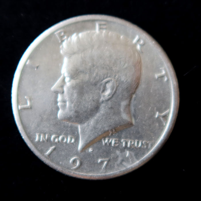 Vintage Kennedy Half Dollars Consecutive Pair 1971 1972 US Coin Set Denver Mint