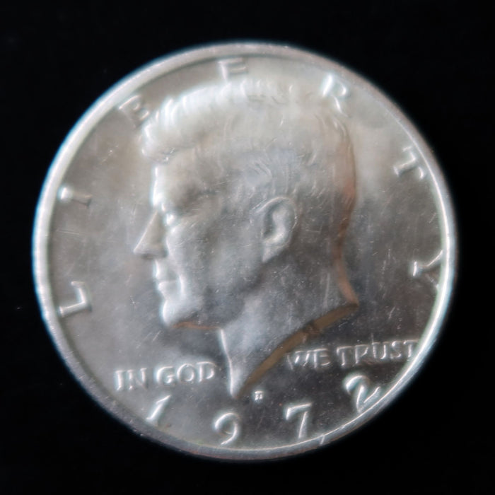 Vintage Kennedy Half Dollars Consecutive Pair 1971 1972 US Coin Set Denver Mint