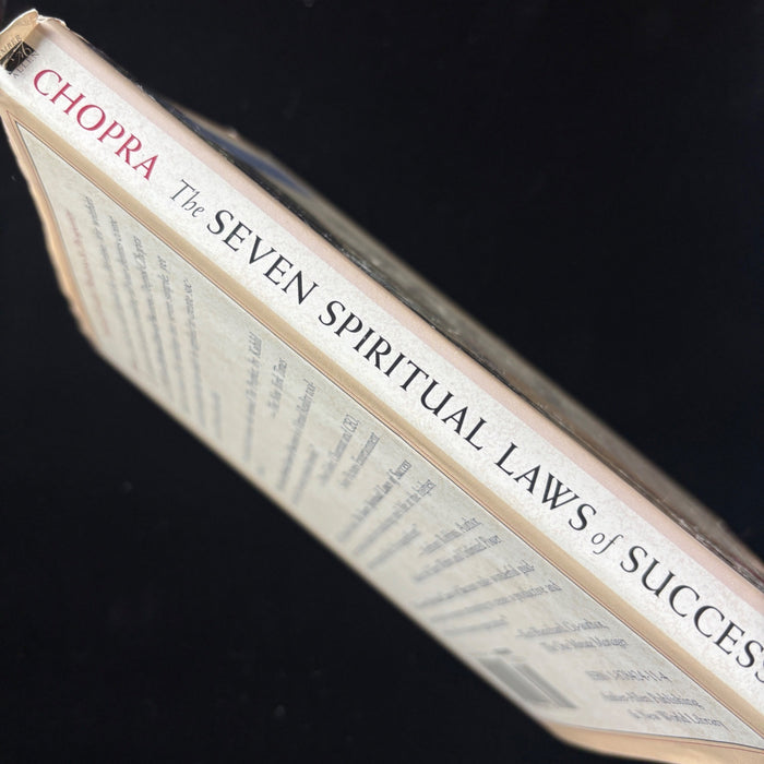 The Seven Spiritual Laws of Success Book Deepak Chopra Hardcover