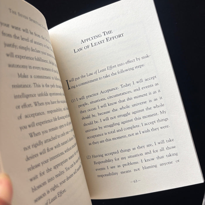 The Seven Spiritual Laws of Success Book Deepak Chopra Hardcover