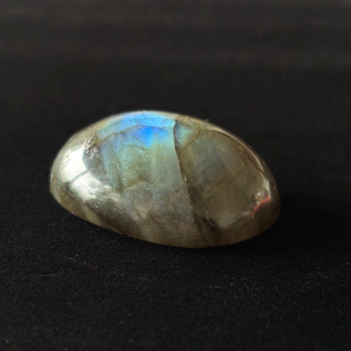 Labradorite Polished Flashy Lot of 3 Blue Gold Crystal Cabochon