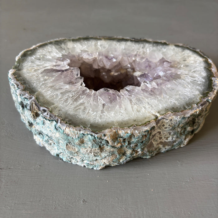 Amethyst Geode Ocho Portal Natural Purple Open Window