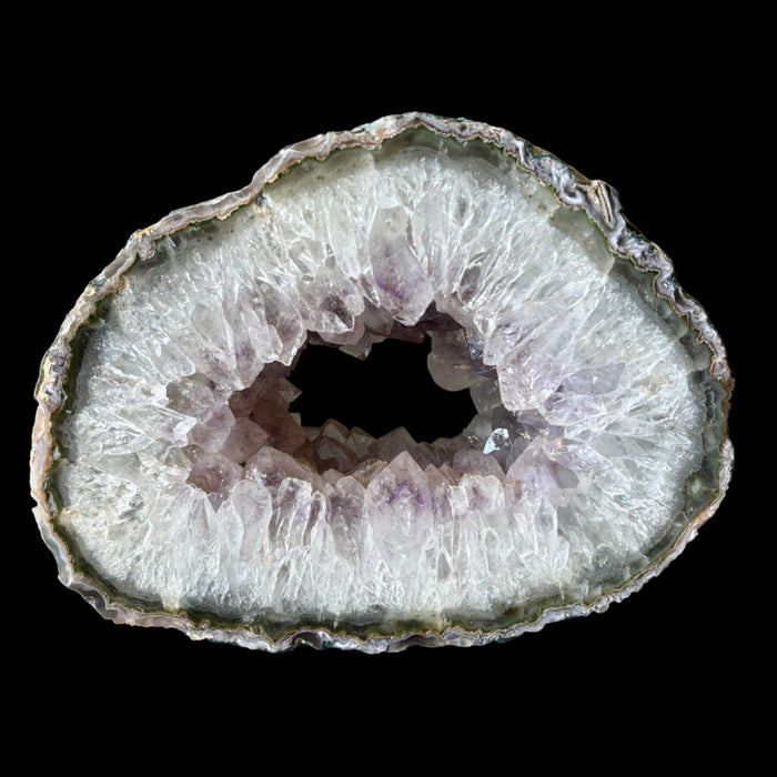 Amethyst Geode Ocho Portal Natural Purple Open Window