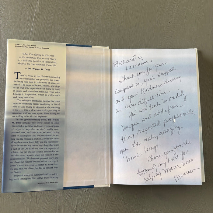 Dr Wayne Dyer Inspiration Your Ultimate Calling Hardcover Book Self-Help New Age