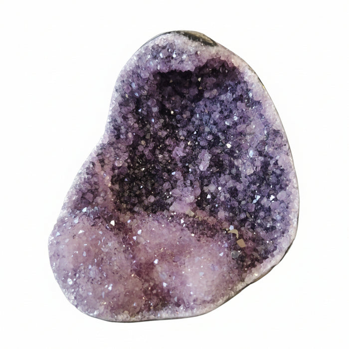 Amethyst Geode Spiritual Insight Dazzling Cluster Calcite 4 Inch