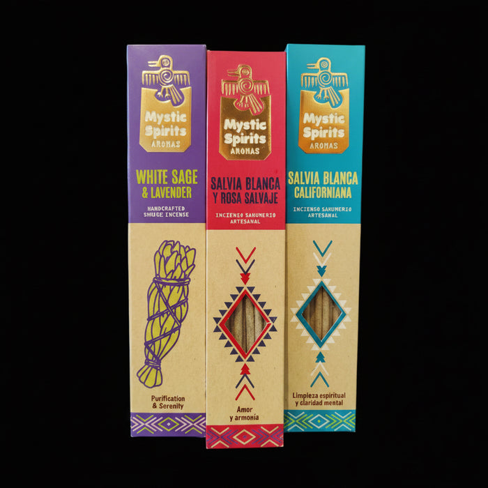 Mystic Spirits White Sage Smudge Incense Sticks Cleansers