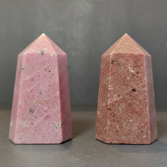 Rhodochrosite Wand Pink Obelisk Tower Gemstone