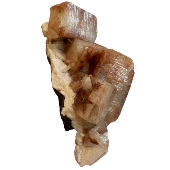 large crystal with a textured surface