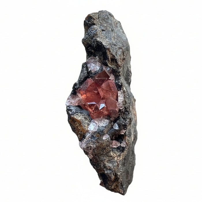 Rhodochrosite Cluster Bold Love Pink Gem Brazil 2 Inch