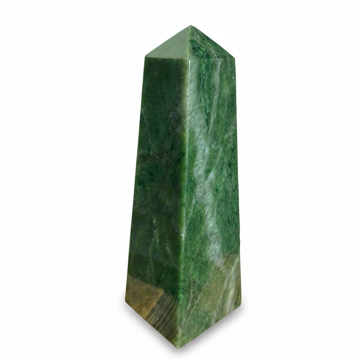 Jade Wand Green Nephrite Obelisk Canadian Tower