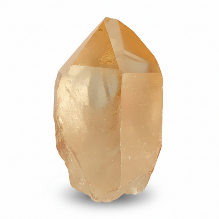 Lemurian Quartz Raw Crystal Point Ancient Lemuria Orange Seed