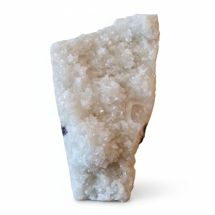 Apophyllite Cluster Standing Stone of Peace Shiny White 5.5 inch