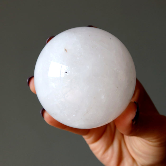 Cloud Quartz Sphere Lot of 5 White Included Crystal Ball