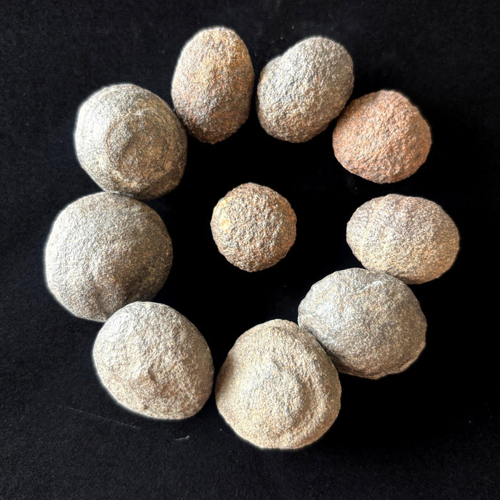 Moqui Marble Set of 10 Shaman Stones Grid Grounding