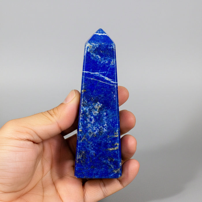 Lapis Lazuli Wand Celestial Blue Obelisk Tower Gemstone