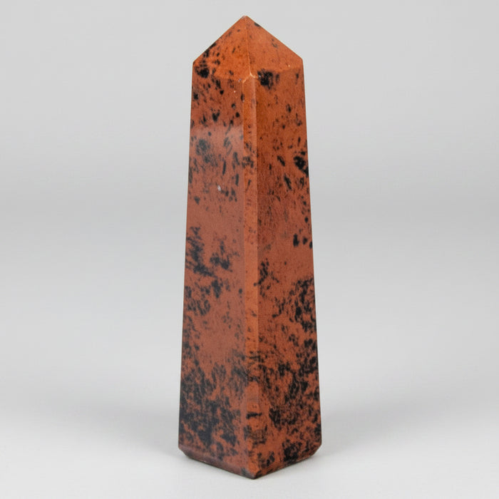 Mahogany Obsidian Wand Red Black Obelisk Tower Stone