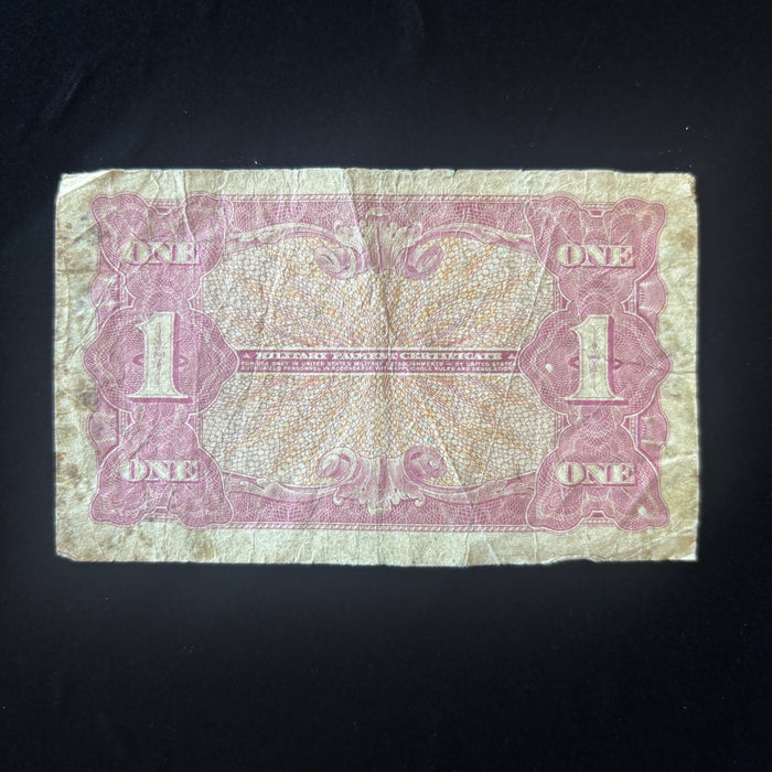 Vintage Banknote 1965 US Military Payment Certificate $1 Series 641 Vietnam