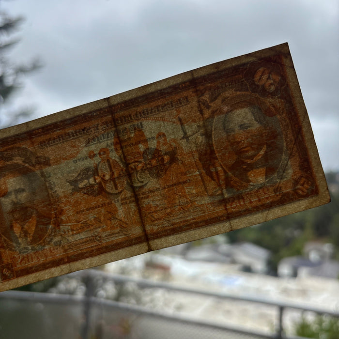 Antique Banknote 1915 Mexico Sinaloa Revolution 50 Centavos Currency History Art