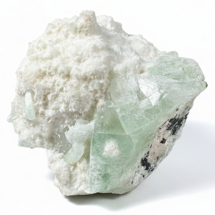 Apophyllite Cluster White Mordenite Primal Power 2.5 Inch