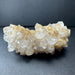 Crystal cluster on a dark gray background