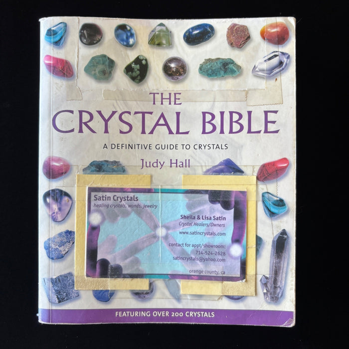 The Crystal Bible By Judy Hall Definitive Guide To Crystals Paperback Book