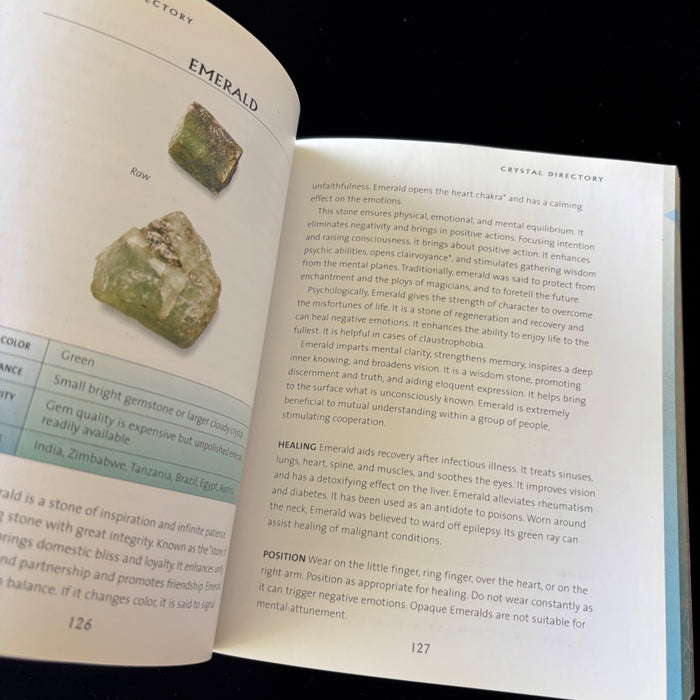 The Crystal Bible By Judy Hall Definitive Guide To Crystals Paperback Book