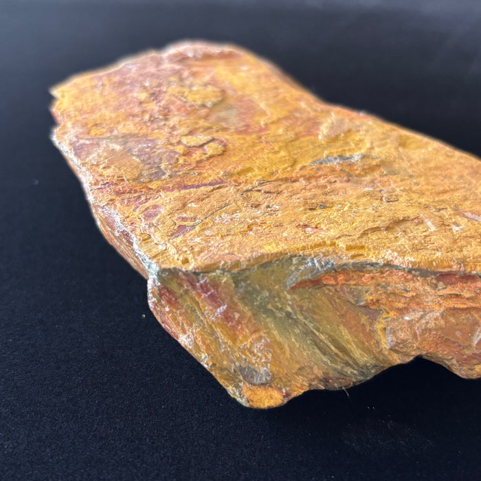 Tigers Eye Stone Slab Golden Brown Raw Display Crystal 4.7"
