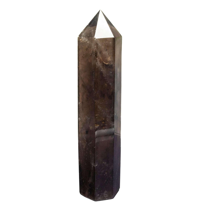 Smoky Quartz Wand Dark Brown Crystal Tower Point