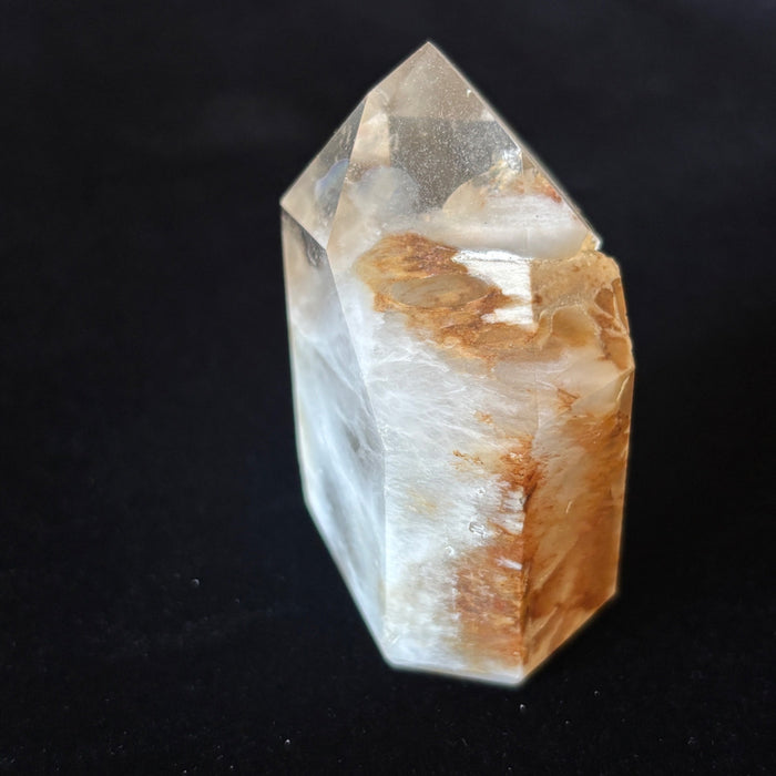 Quartz Tower Point Golden Healer Skeletal Crystal