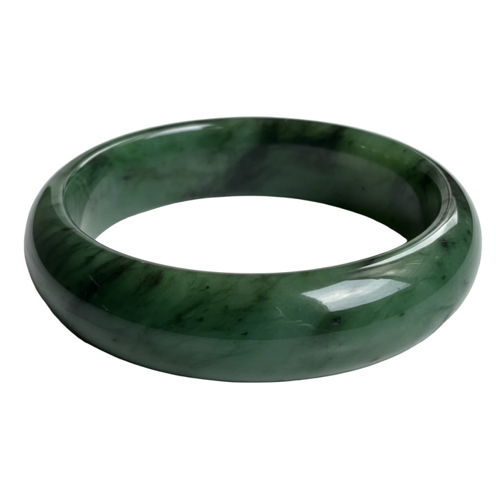 Jade Bangle Bracelet Fine Green Canadian Nephrite