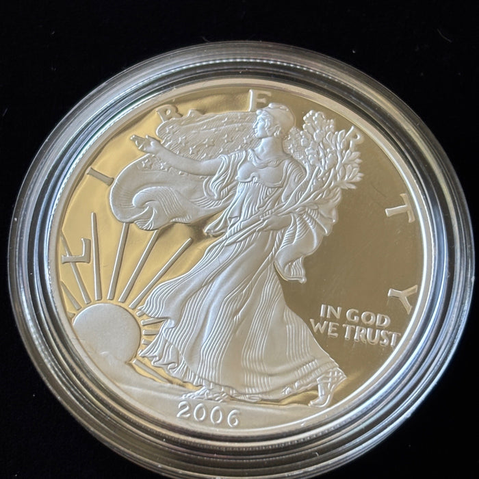 2006-W American Silver Eagle Proof 1 oz Dollar Coin Complete Box Set