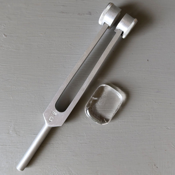Clear Quartz Crystal Tuning Fork Vibrational Energy Set