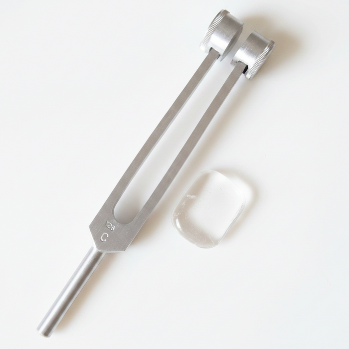 Clear Quartz Crystal Tuning Fork Vibrational Energy Set