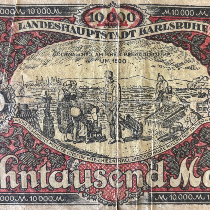 Antique Banknote Lot Germany Weimar Hyperinflation Rise and Fall of the Mark