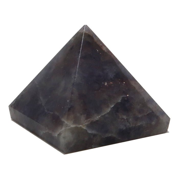 Iolite Pyramid Indigo Blue Abundance Stone Mini Meditation Crystal