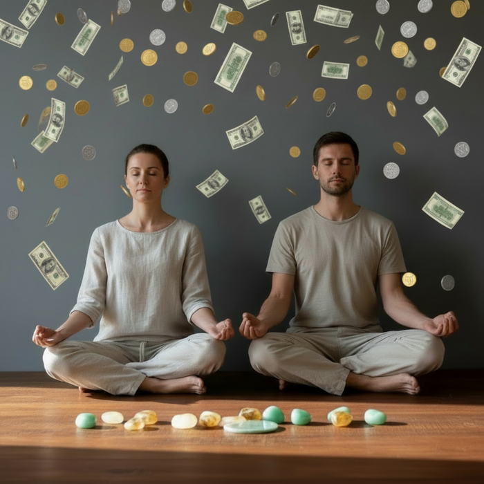 Money Maker Set Jade Charger Citrine Aventurine Stones