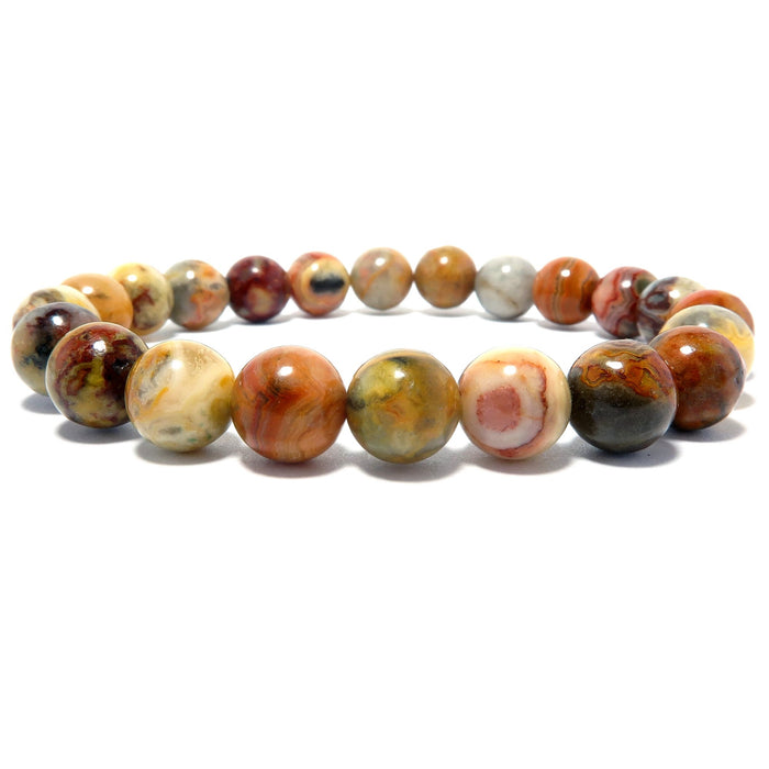 crazy lace agate bracelet