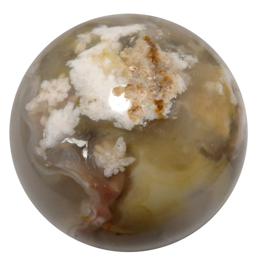 flower agate sphere